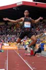 Zarck Visser in the long jump at the Sainsbury's Birmingham Grand Prix. Photos: David T. Hewitson/Sports for All Pics